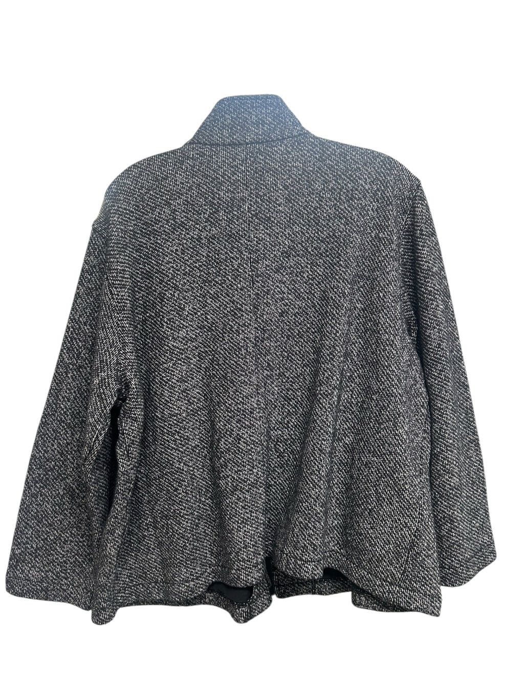 EILEEN FISHER ORGANIC COTTON TERRY STAND COLLAR SNAP JACKET SIZE XL - WEARHOUSE  CONSIGNMENT