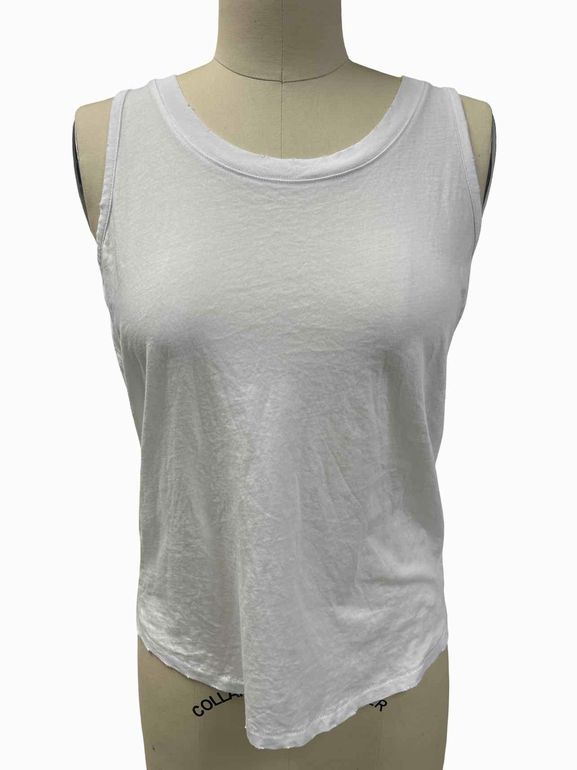ANTHROPOLOGIE LEALLO JILDA DISTRESSED TANK SIZE: S