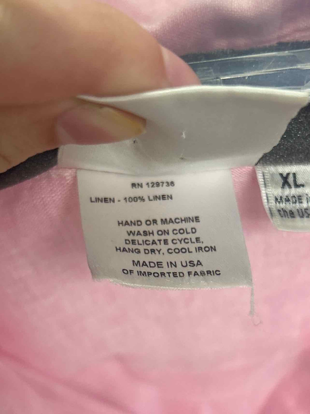 FINLEY LINEN MAXI SHIRT DRESS SIZE: XL