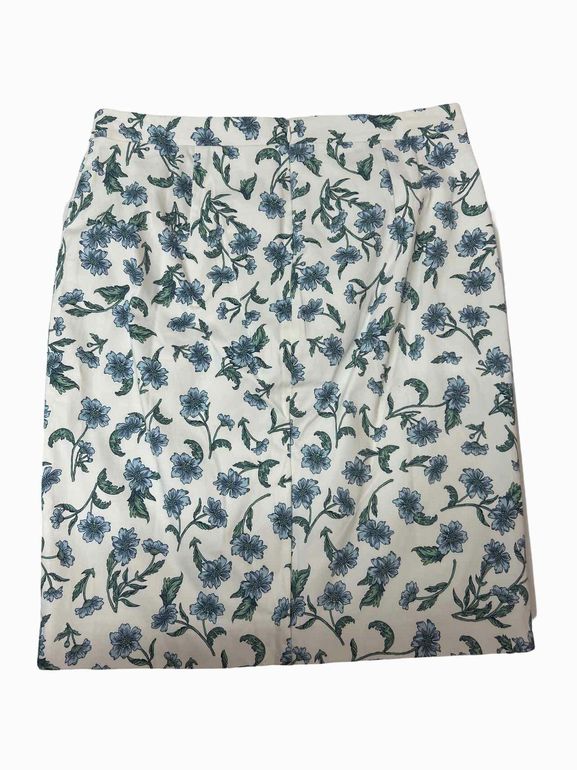 JCREW FLORAL PRINT PENCIL SKIRT SIZE: 10