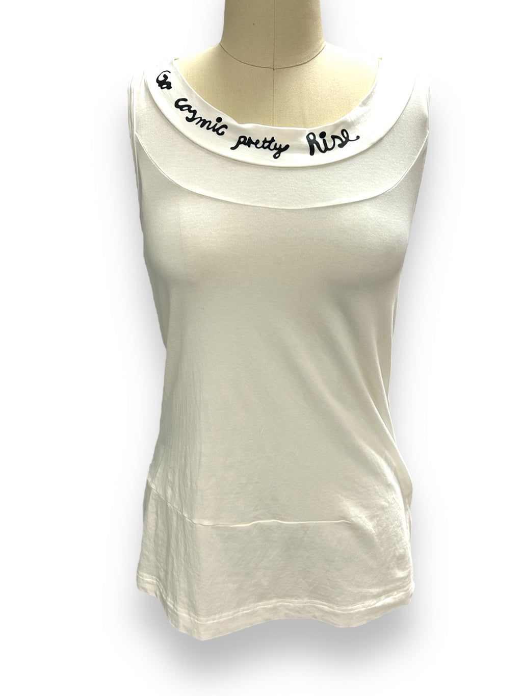 RUNDHOLZ BLACK LABEL KASIMIRA SLEEVELESS TOP WHITE SIZE XS