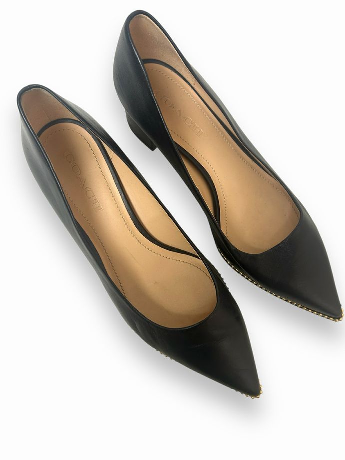 COACH WILLA 45 LEATHER PUMP SIZE: 9