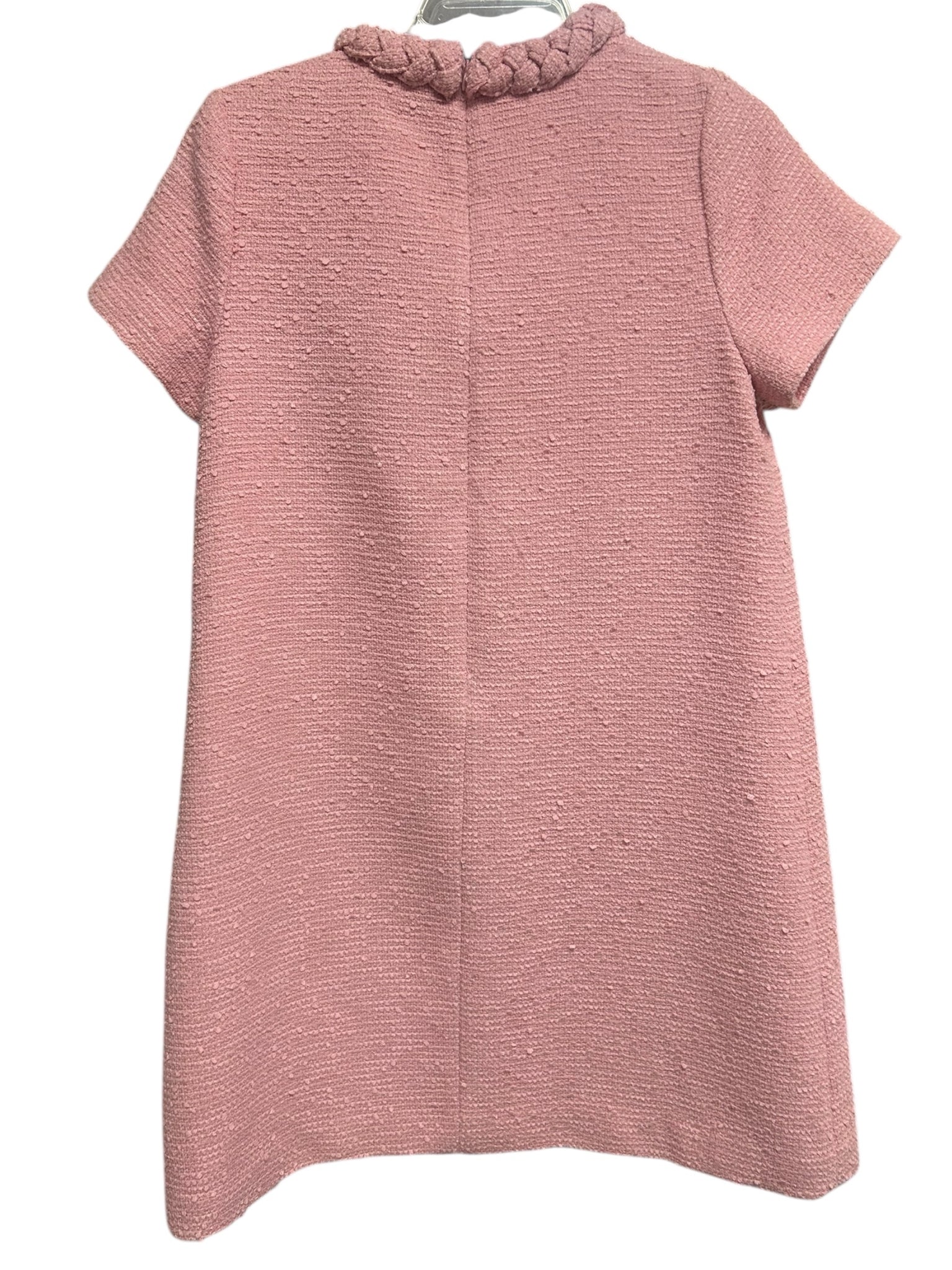 TUCKERNUCK PINK TWEED JACKIE MINI DRESS SIZE MEDIUM
