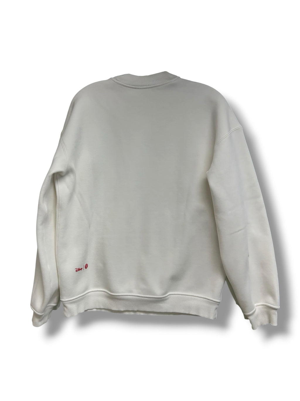 DISNEY X LULULEMON MICKEY MOUSE FLEECE OVERSIZE CREWNECK WHITE
