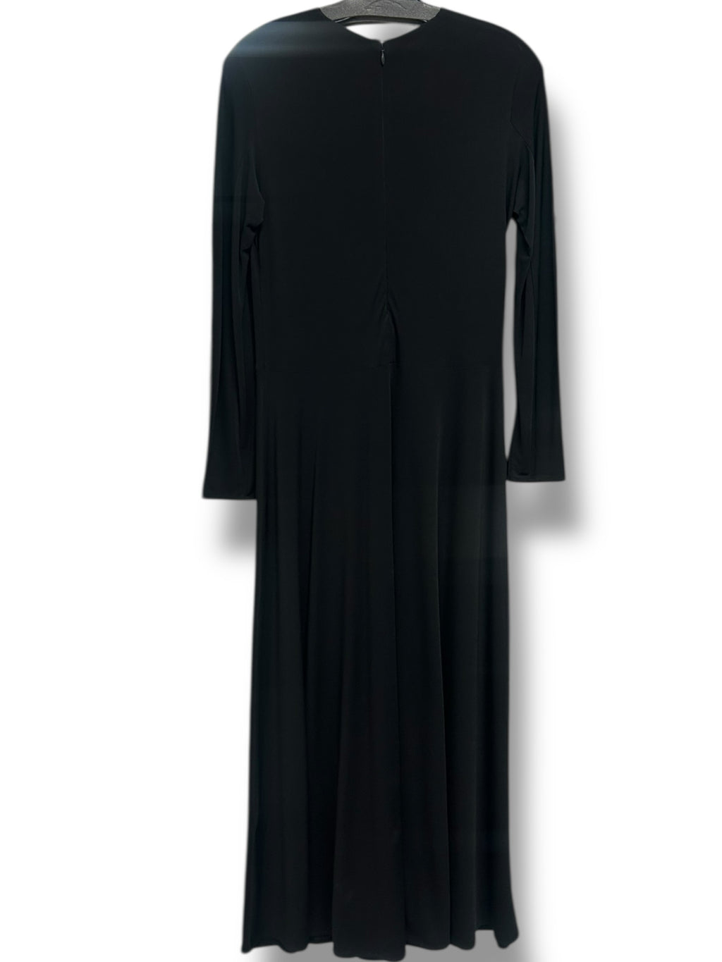 COS BLACK LONG SLEEVE SHEATH MINIMALIST FITTED MAXI DRESS SIZE XS