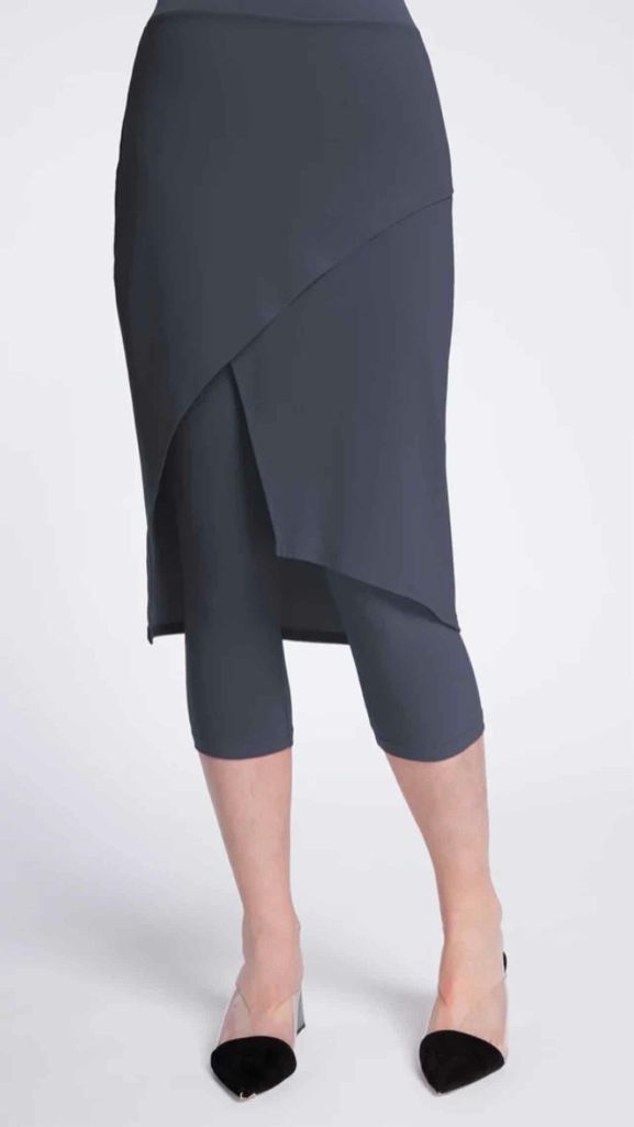 SYMPLI ASYMMETRICAL LAGENLOOK SKIRT SIZE: 4