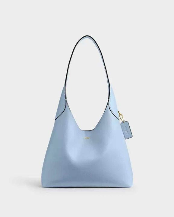 COACH BROOKLYN 28 DUSTY BLUE SHOULDER BAG