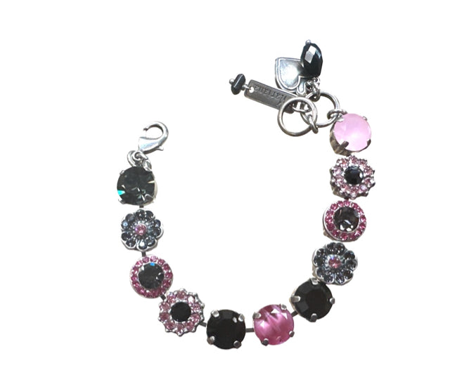 MARIANA SWEET LIFE COLLECTION PINK BLACK SWARVOSKI CRYSTAL BRACELET