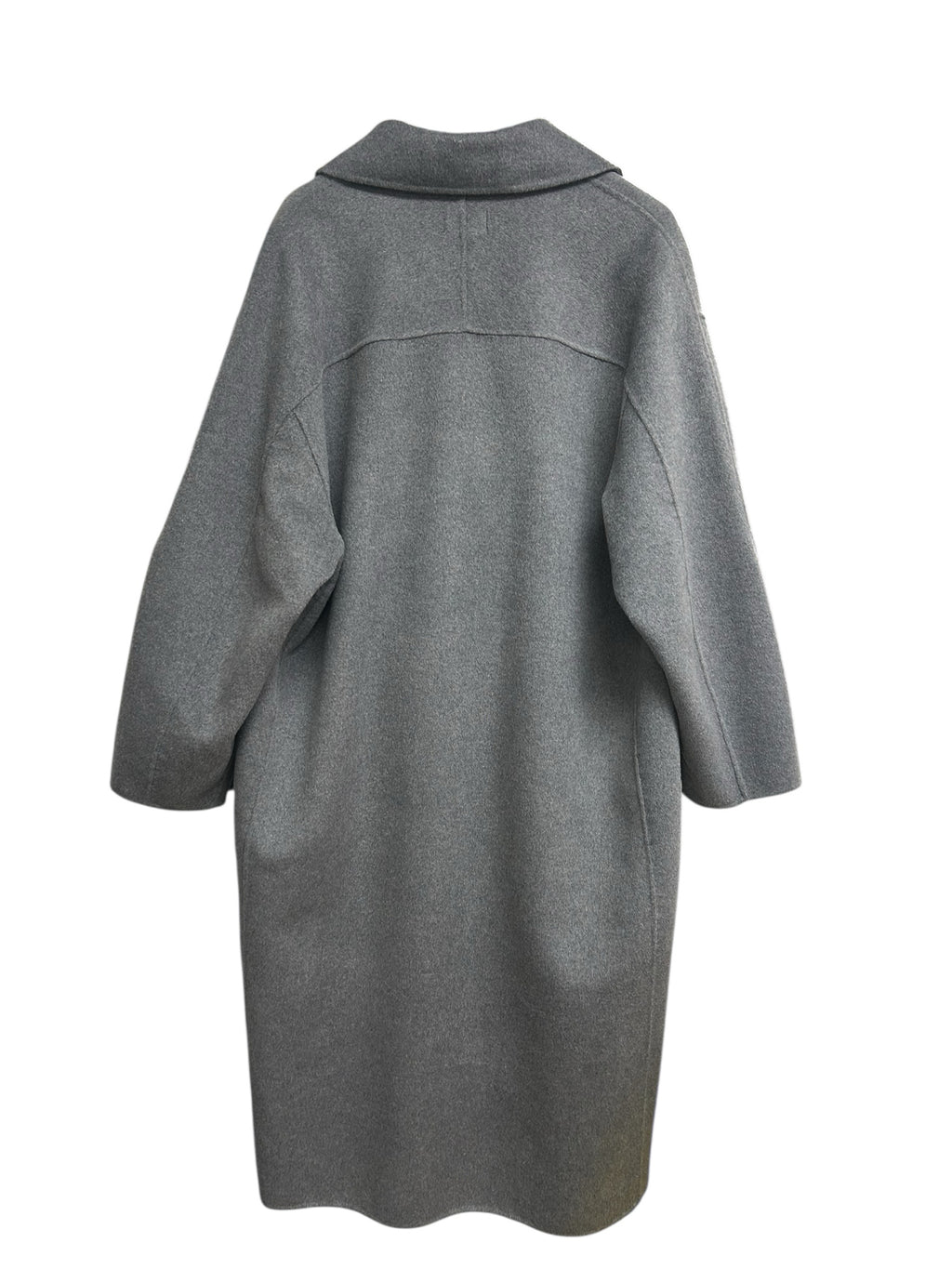 MARINE LAYER COLLETTE OVERSIZE LONGLINE WOOL BLEND GRAY COAT SIZE XL