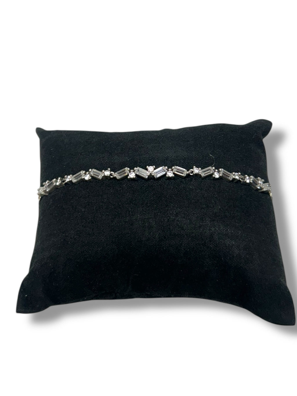 PANDORA SPARKLING ICE CUBE BRACELET SILVER TENNIS