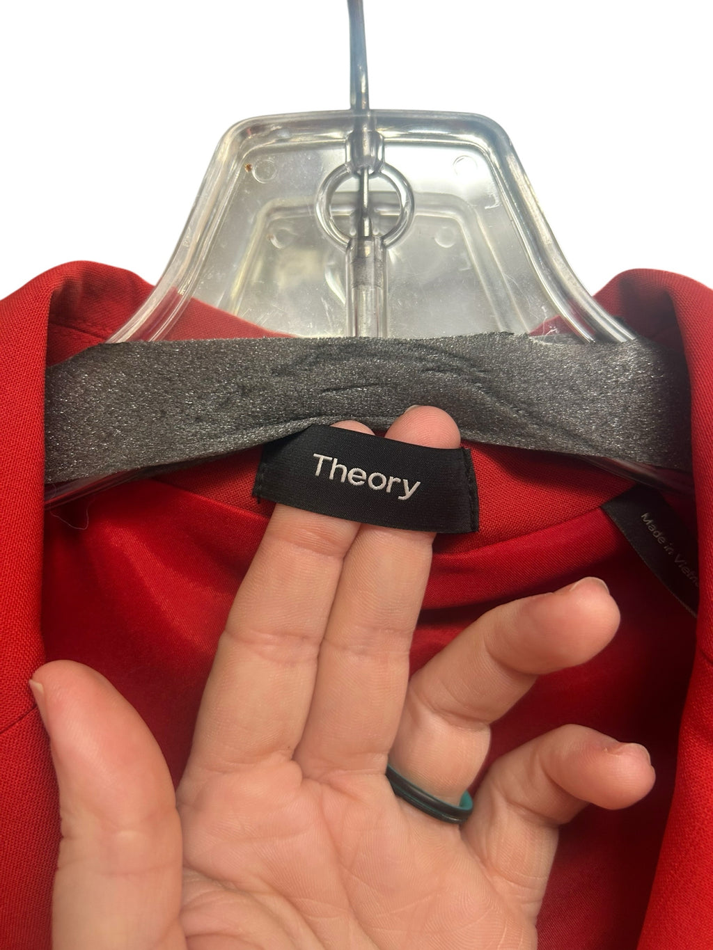 THEORY CARISSA CLASSIC WOOL BLEND BLAZER SIZE 8