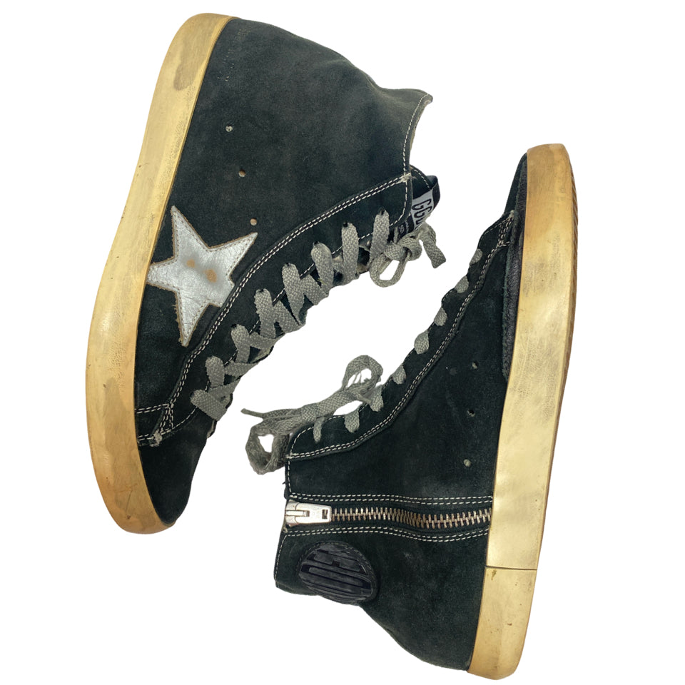 GOLDEN GOOSE FRANCY CANVAS HIGH TOP SNEAKER SIZE 39