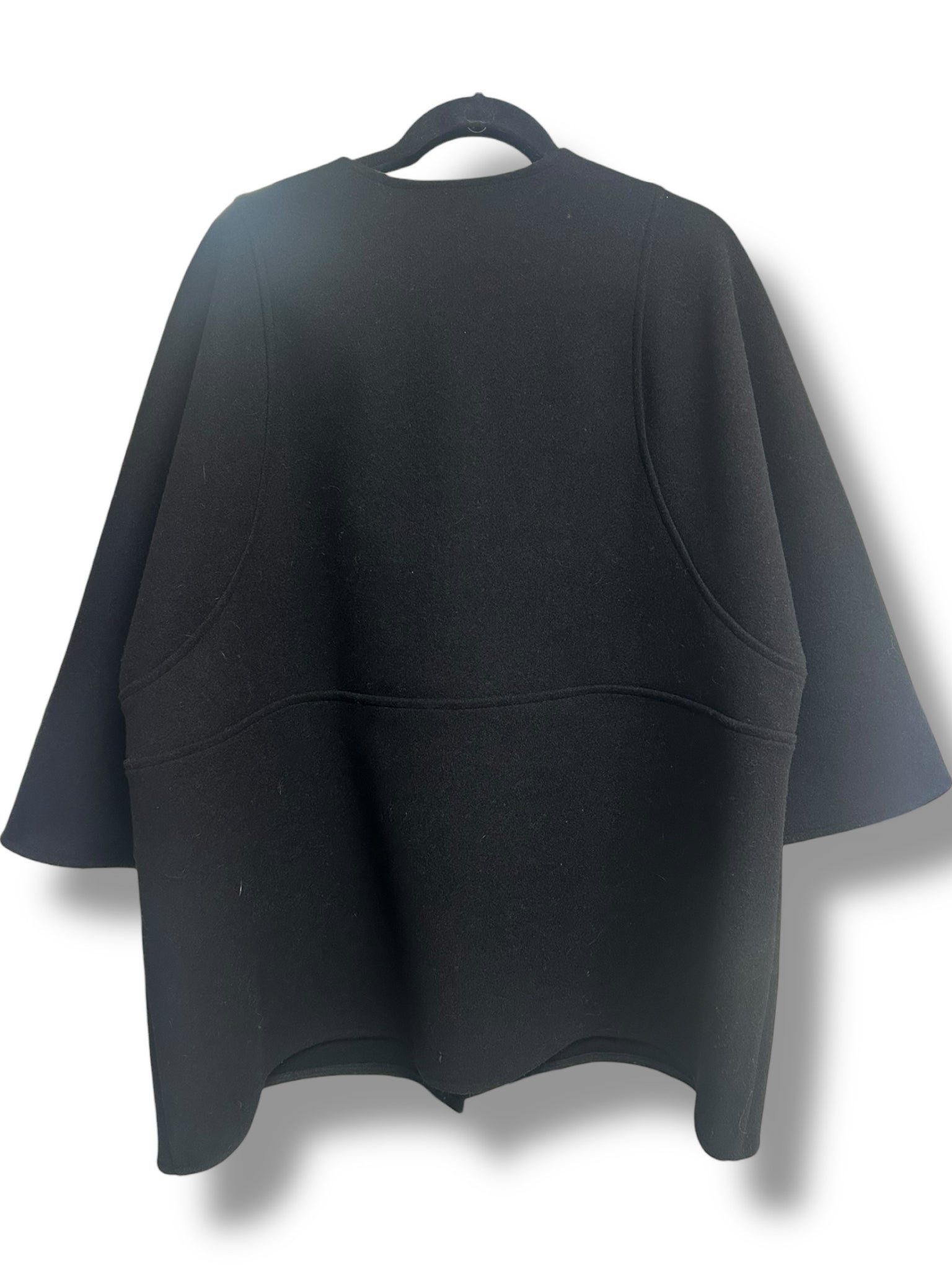 SARA CAMPBELL BOXY SNAP WOOL LIKE  SNAP CROPPED JACKET SIZE XL