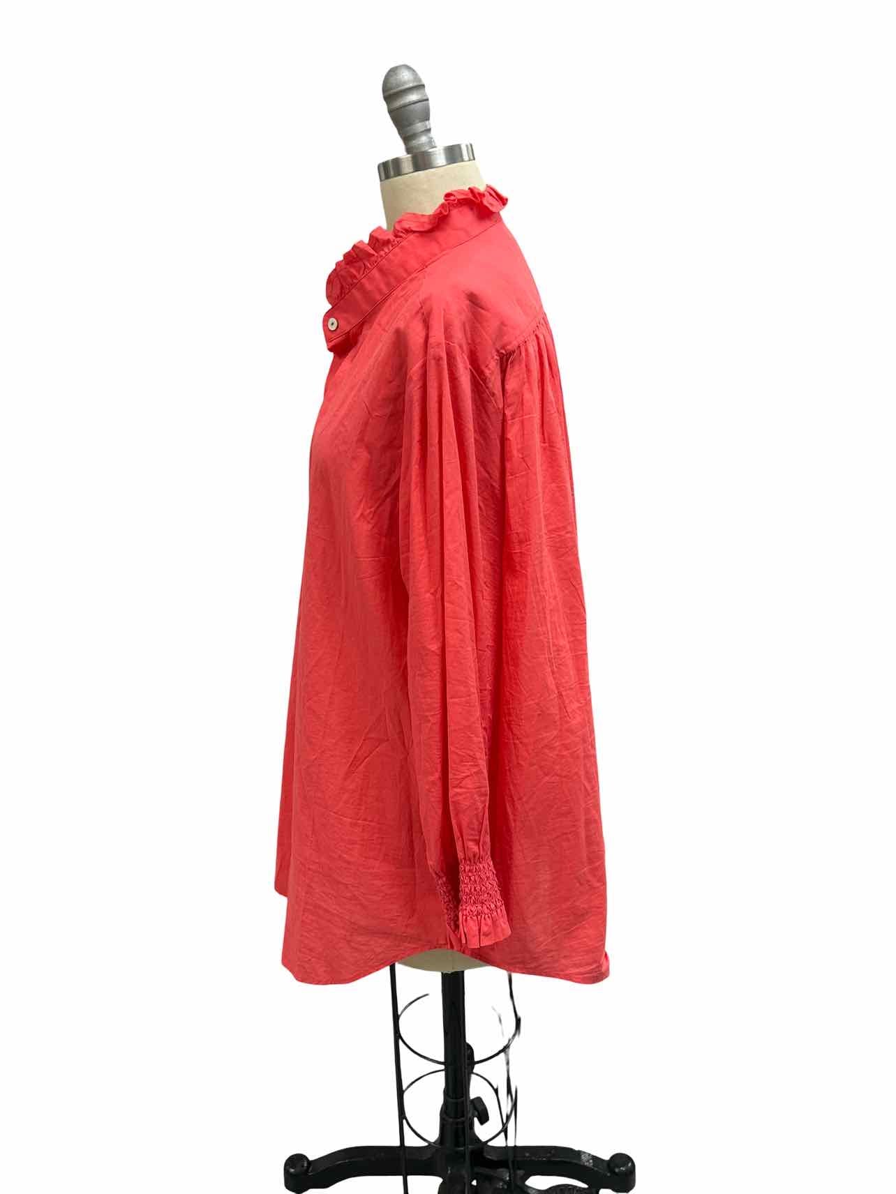 TUCKERNUCK SCORAL TEAGAN POPOVER SHIRT SIZE: 2X