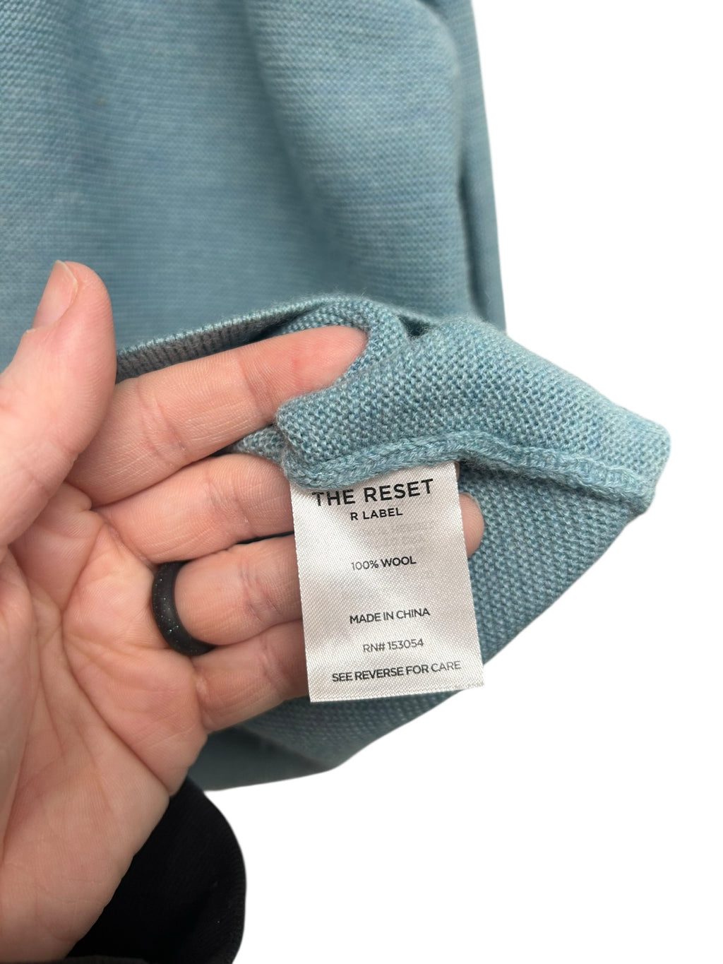 THE RESET R LABEL WOOL KIMONO ONE BUTTON CARDIGAN SIZE XL