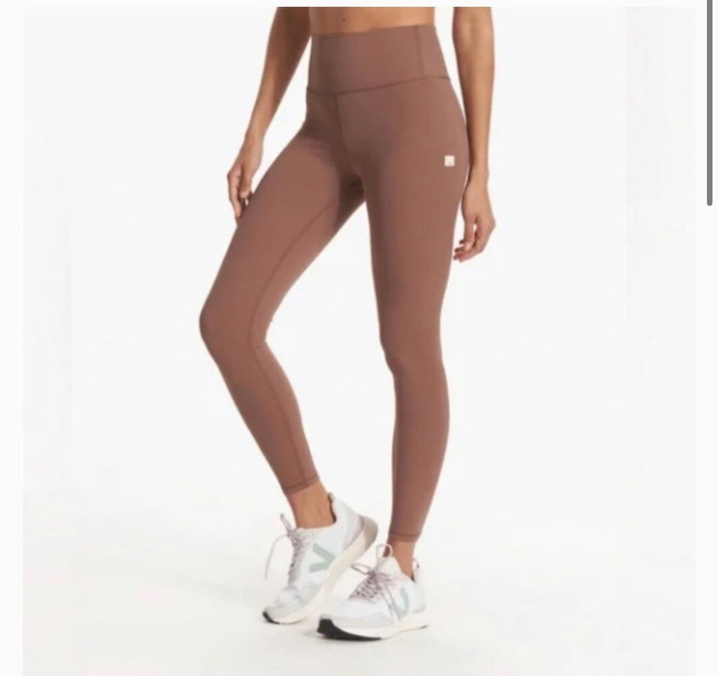VUORI ALL THE FEELS BLISS BLEND ALMOND HIGH WAIST LEGGINGS