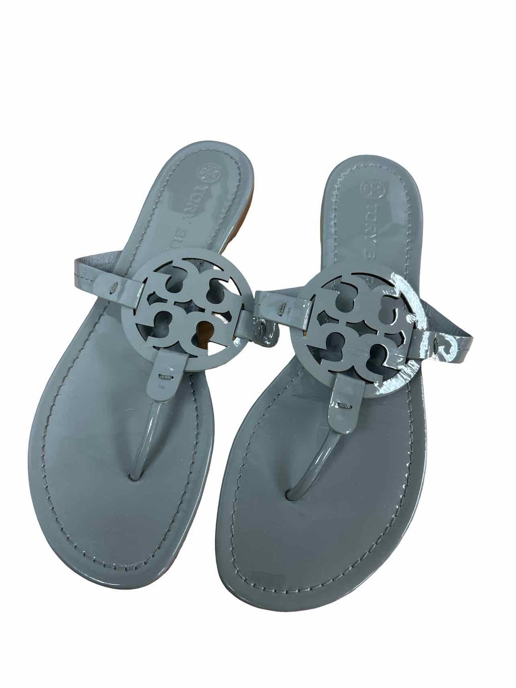 TORY BURCH PATENT MILLER SANDAL SIZE: 11