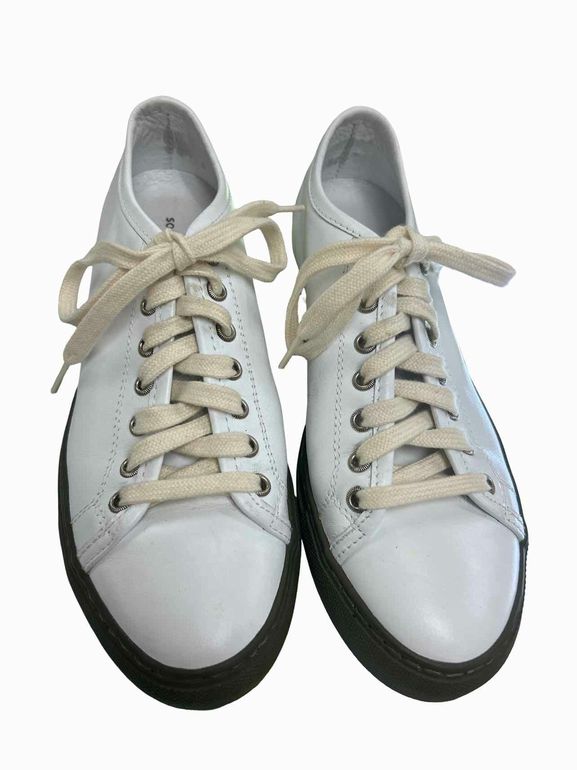 SOFIE D'HOORE LEATHER TRAINERS SIZE : 37.5