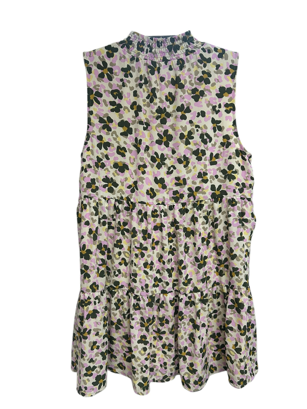 SANCTUARY SPRING BABYDOLL FOLIAGE PATTERN MINI DRESS SIZE MEDIUM