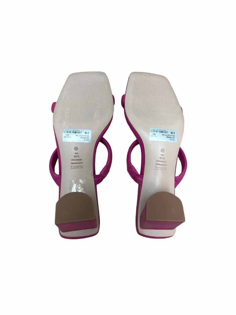 SCHUTZ NWOB!  ULLY BLOCK HEEL SANDAL PINK 8.5