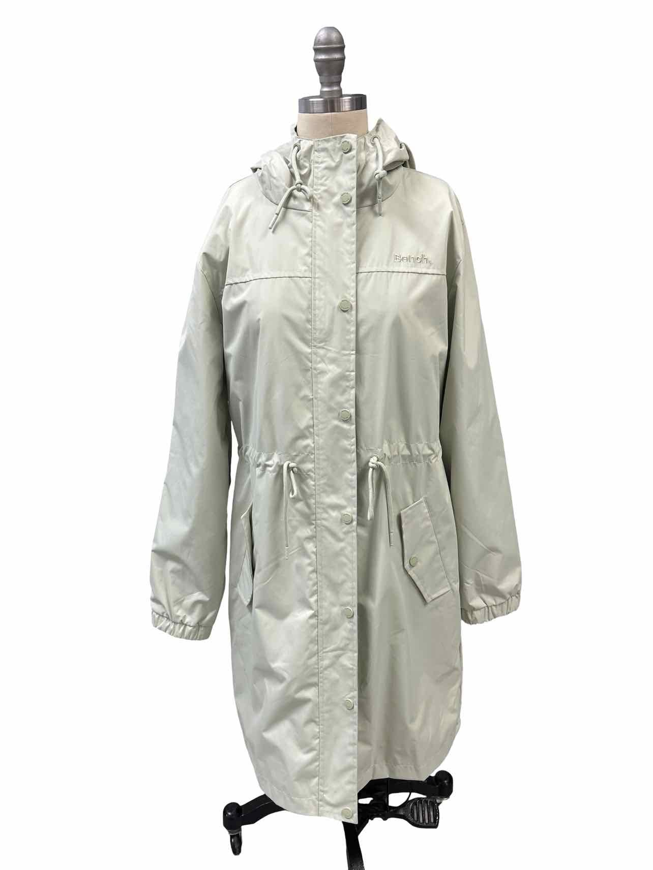 BENCH NEW! HOODED RAIN JACKET LONG LENGTH SIZE: M