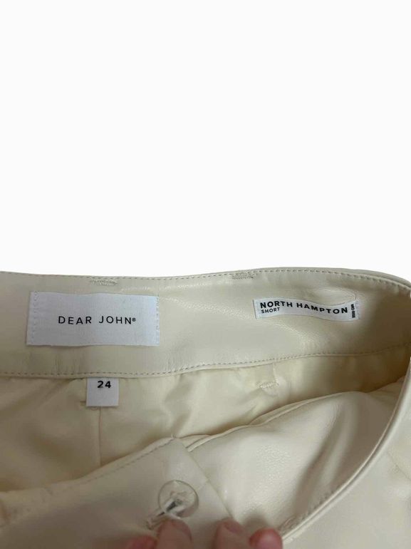 DEAR JOHN THE NORTH HAMPTON VEGAN LEATHER SHORT SIZE: 24