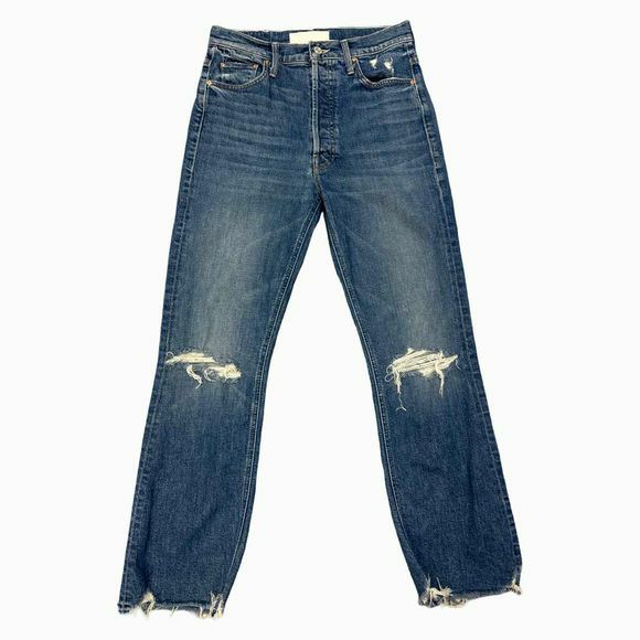 MOTHER SUPERIOR THE TRIPPER CHEW IN CRYIN' COWBOYS DENIM JEANS SIZE 27