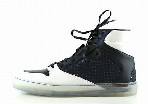 BALENCIAGA PELLE S GOMME DEEP NAVY HIGH TOP SIZE 42