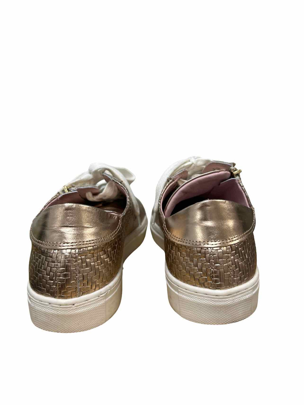SOLE BLISS SPRINT METALLIC WEAVE SNEAKERS SIZE: 40