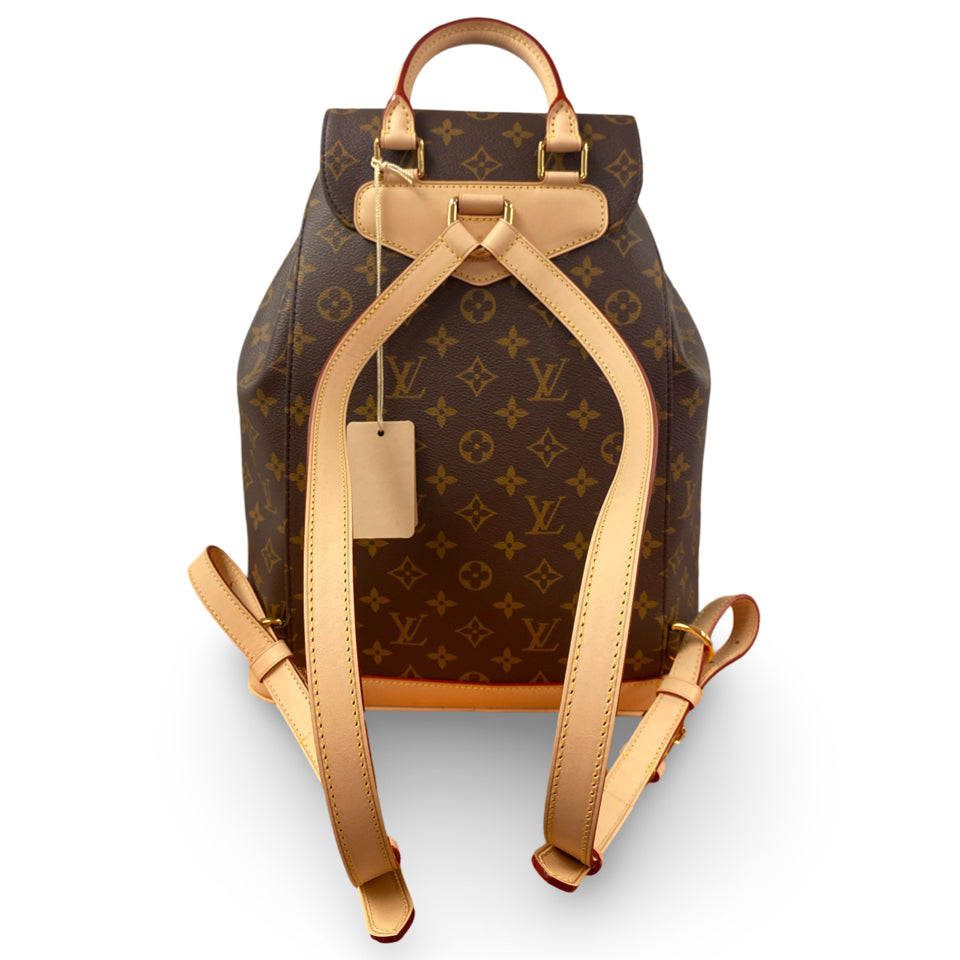 NEW IN BOX LOUIS VUITTON MONTSOURIS MM MONOGRAM CANVAS BACKPACK