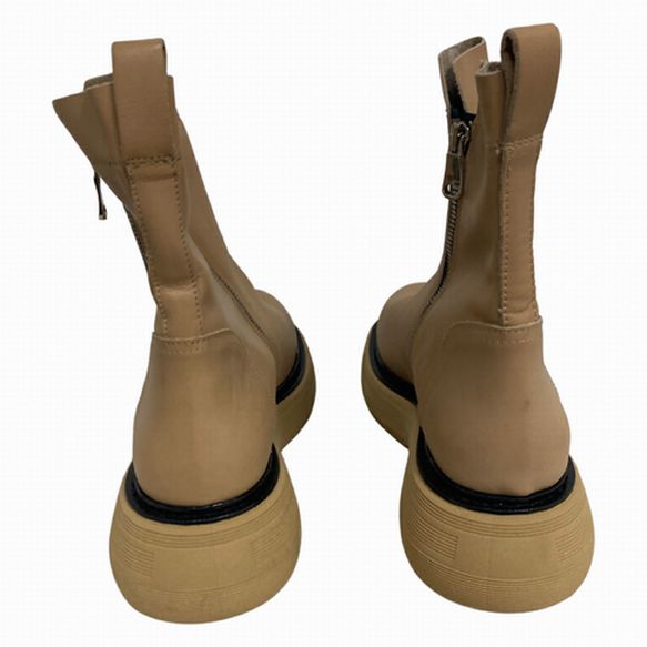 FREE PEOPLE MARA DOUBLE ZIP MOTO PLATFORM BOOTS SIZE: 41