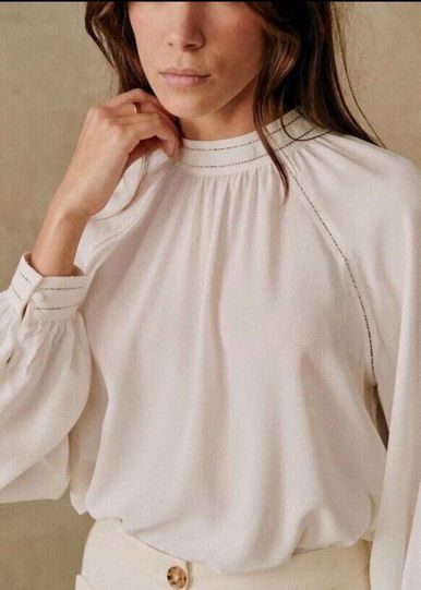SEZANE UTOPIE BLOUSE SIZE: 38
