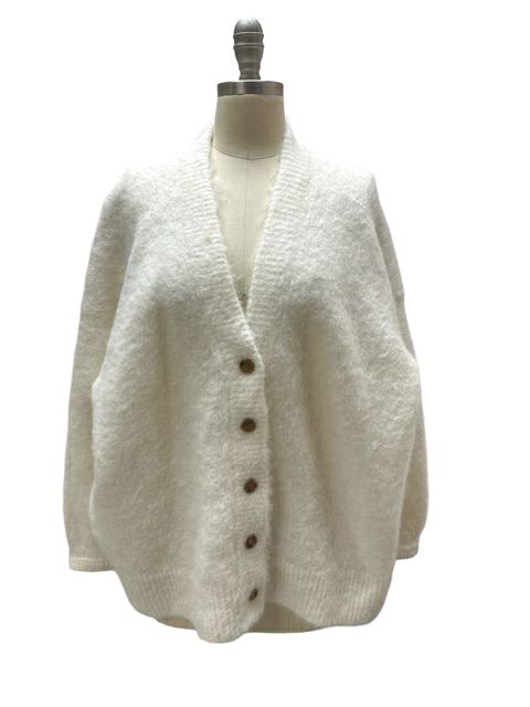 AMERICAN VINTAGE FOUBAY OVERSIZED CARDIGAN SWEATER ALPACA WOOL BLEND