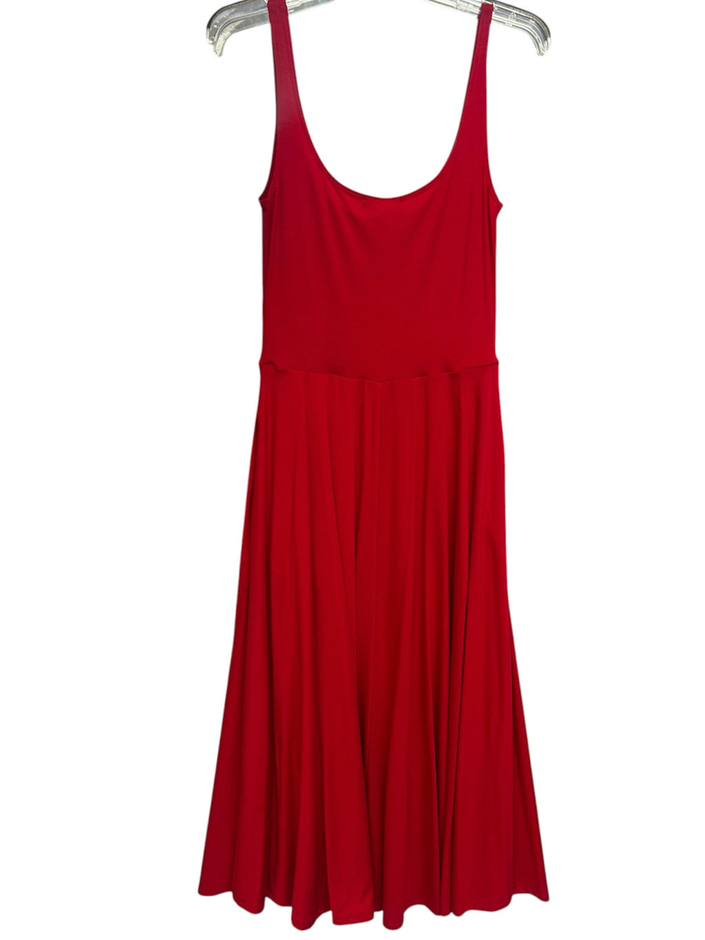 REFORMATION ROU SLEEVELESS KNIT MIDI RED TANK DRESS SIZE MEDIUM