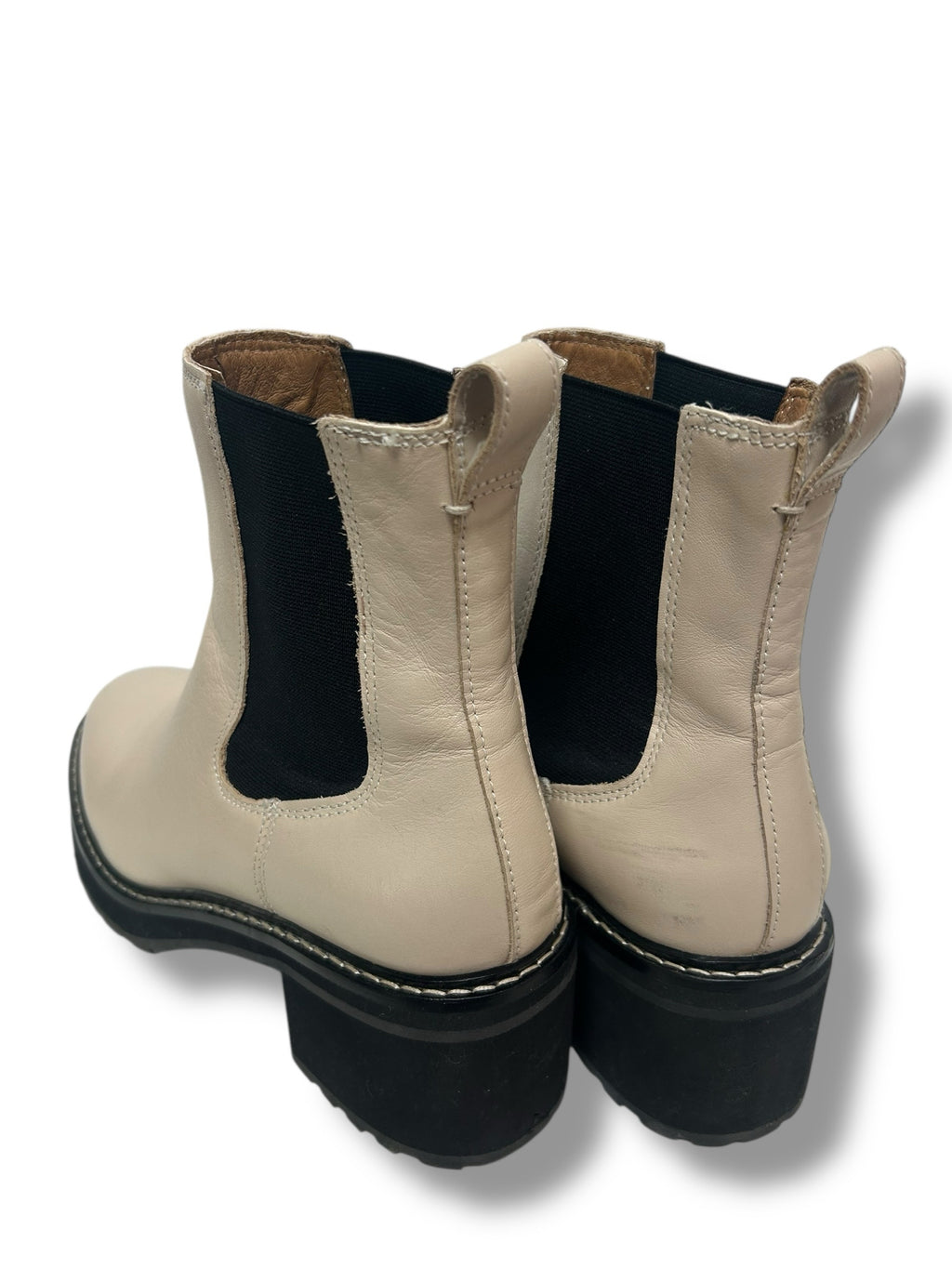 MADEWELL THE CARINA PLATFORM CHELSEA LUG SOLE BOOTS HARVEST MOON SIZE 9