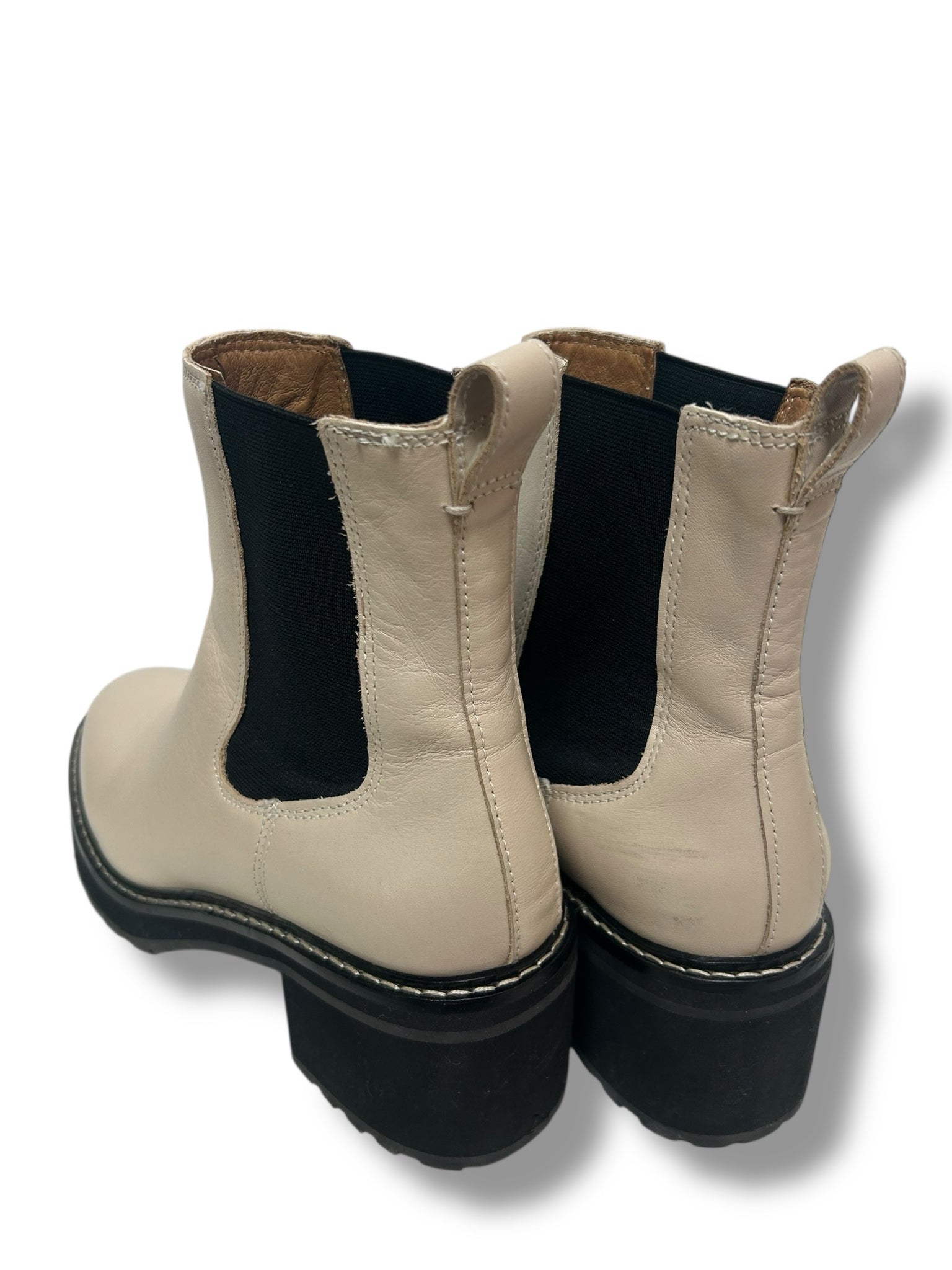 MADEWELL THE CARINA PLATFORM CHELSEA LUG SOLE BOOTS HARVEST MOON SIZE 9