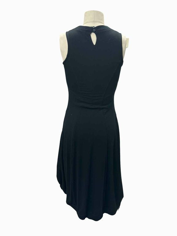RINA ZIN ISRAEL VISCOSE STRETCHY SLEEVELESS LAGENLOOK JERSEY DRESS SIZE: 0