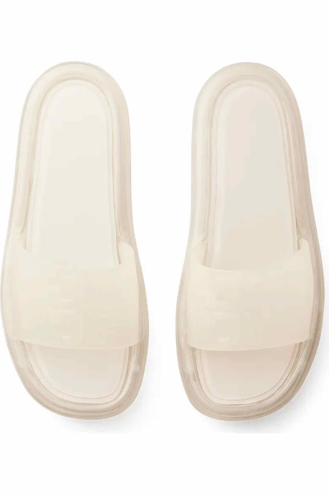 TORY BURCH BUBBLE JELLY SLIDE SIZE: 8