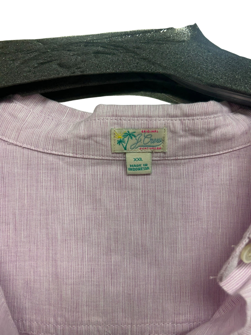 JCREW BEACH LIGHT PINK LINEN COTTON SHIRT DRESS SIZE XXL