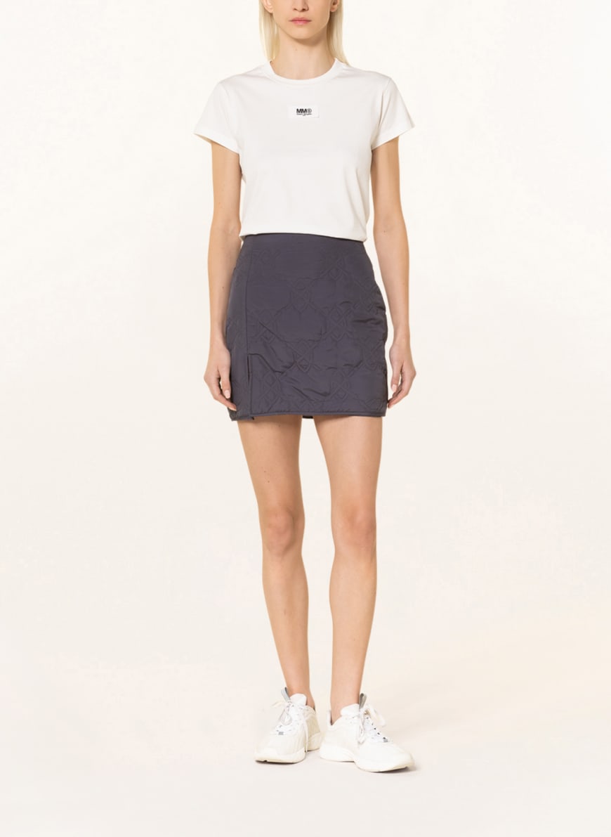 DAILY PAPER PHILIPA QUILTED MINI GRAY SKIRT SIZE XL