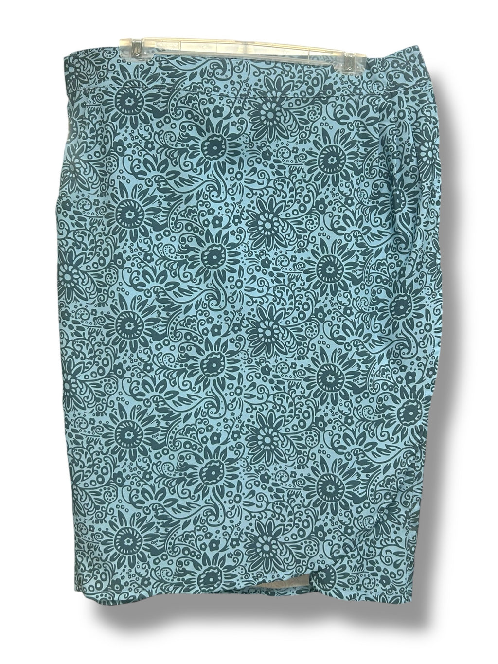 RIPSKIRT HAWAII WRAP SKIRT TUSCON BLUE FLORAL SIZE LARGE
