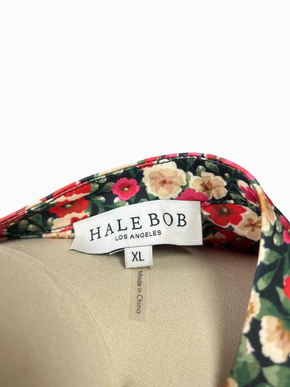 HALE BOB SPLIT NECK FLORAL DRESS SIZE: XL