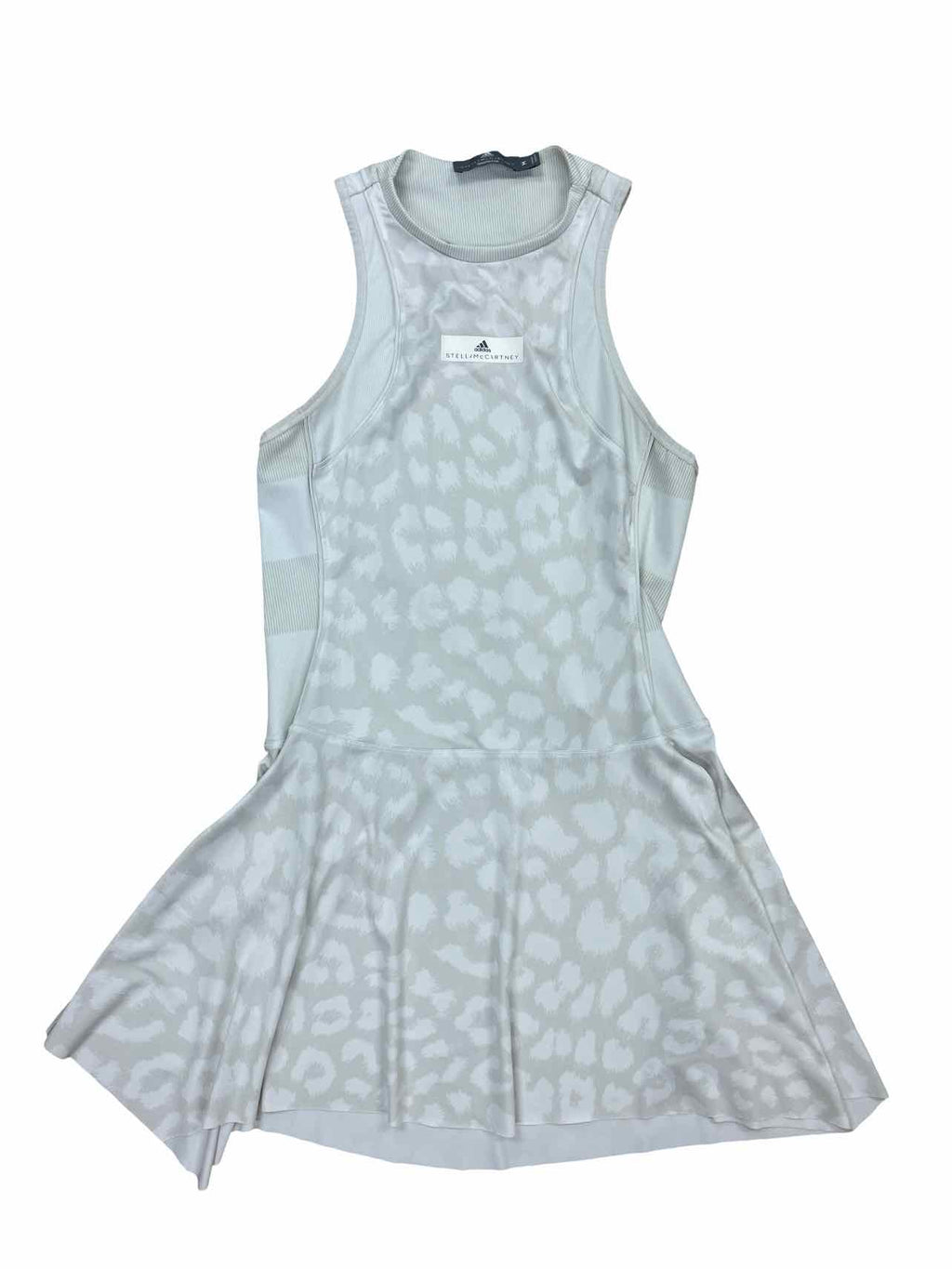 STELLA MCCARTNEY  BARRICADE LEOPARD PRINT TENNIS DRESS SIZE: M