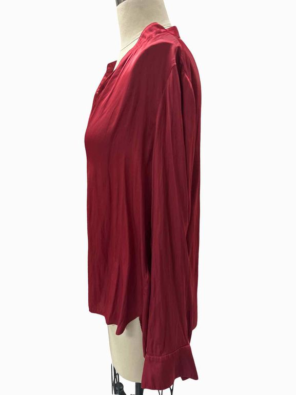 ZADIG & VOLTAIRE TINK SATIN BLOUSE SIZE: M