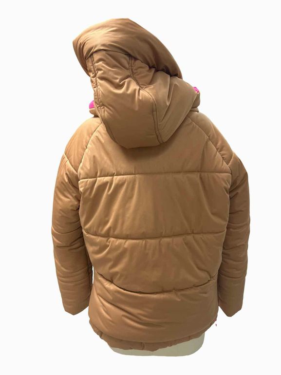 ANTHROPOLOGIE AVEC LES FILLES COLORBLOCK HOODED PUFFER SIZE: S