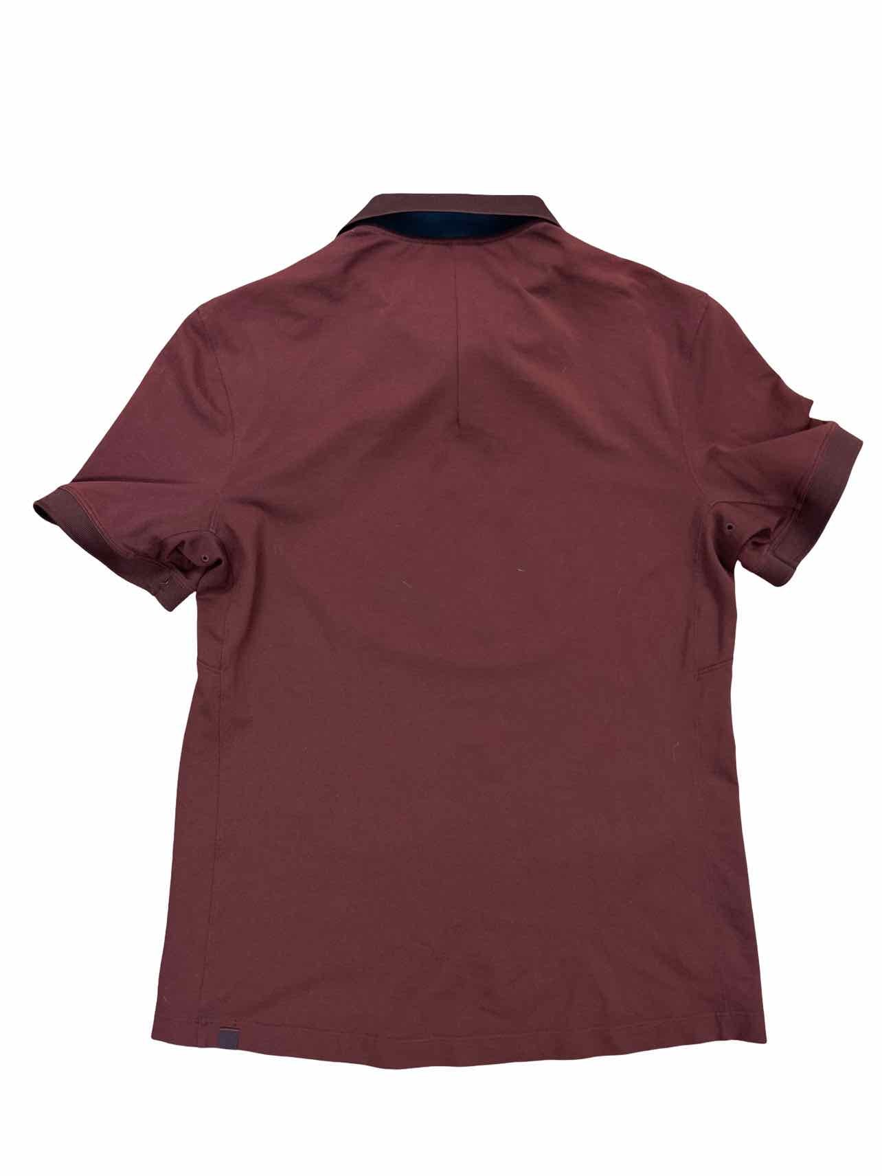 LULULEMON TECH PIQUE POLO OBSIDIAN SIZE: M