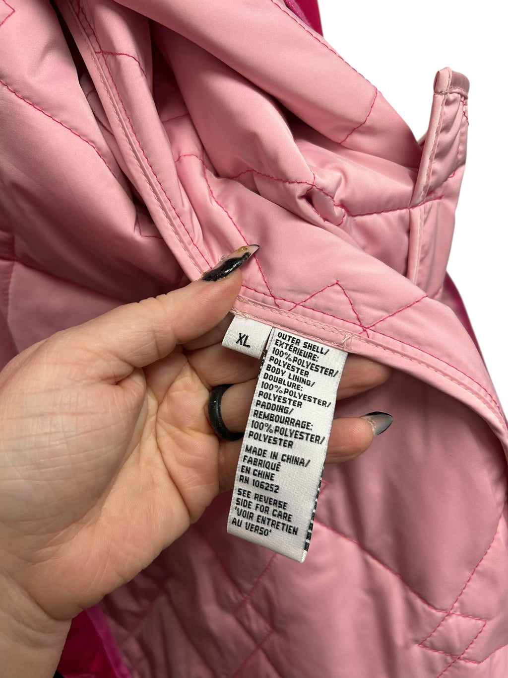 JANE POST THE ICONIC JANE QUILTED  BRIGHT RASPBERRY PINK JACKET SIZE XL - WEARHOUSE  CONSIGNMENT