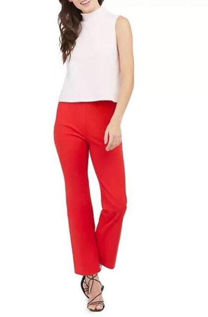 SPANX NWT! ON THE GO KICK FLARE RED PANT SIZE  SMALL TALL