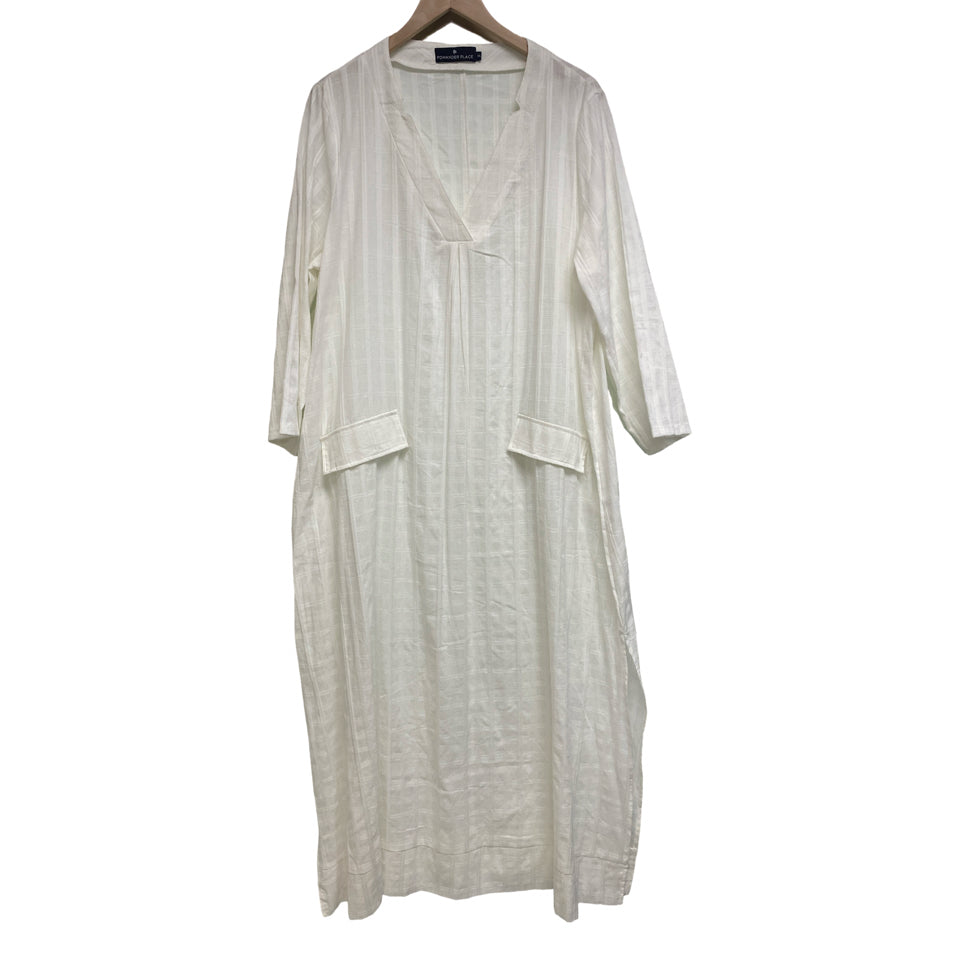 TUCKERNUCK POMANDER PLACE CAROLINA CAFTAN WHITE XXL