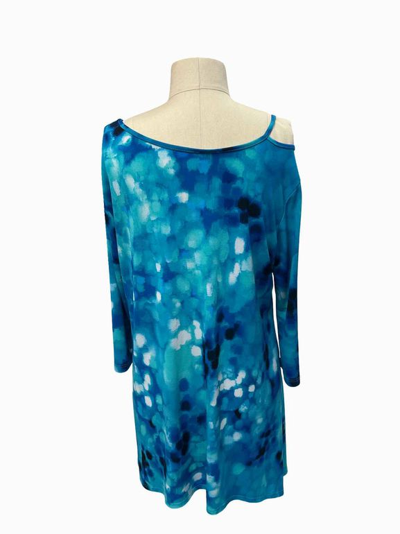 CLARA SUN WOO DRAPED 3/4 SLV TOP SIZE: M